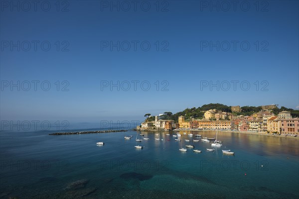 Townscape with harbour in Baia del Silenzio