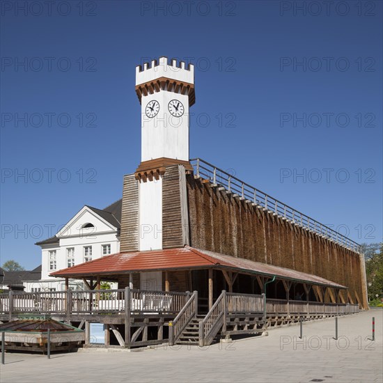 Graduation house clock tower