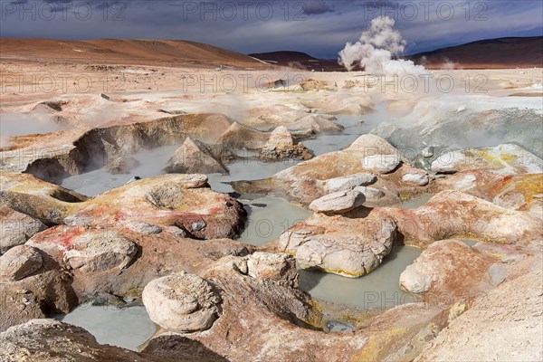 Sol de Manana Geysir