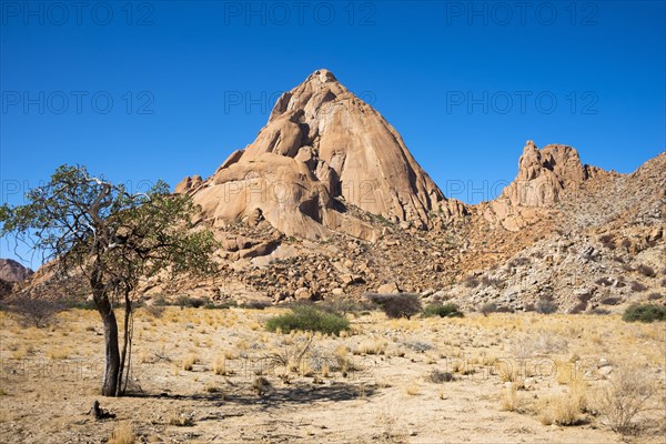 A Spitzkoppe peak in Erongo Region