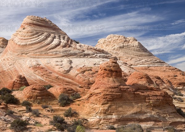 Red sandstone formations Coyote Buttes North