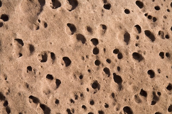 Washed out sandstone