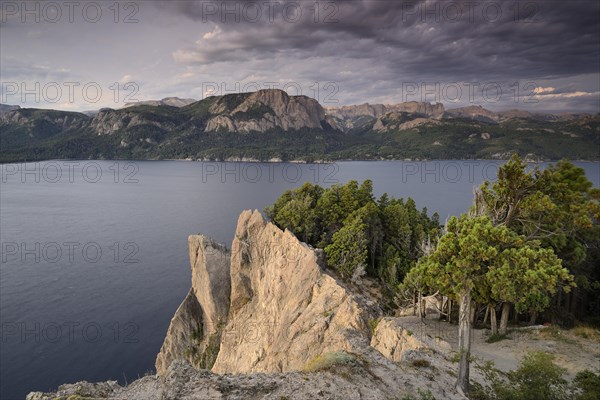 Viewpoint Mirador del Viento with clouds in the evening sky