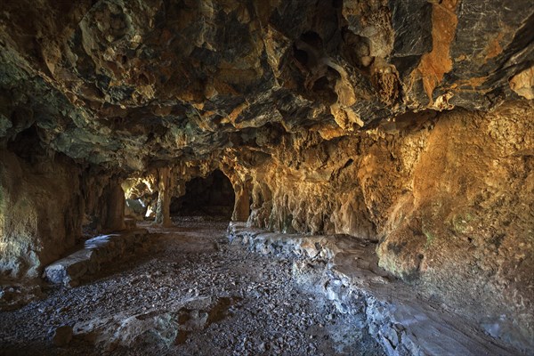 Cave in a karst cone called mogote