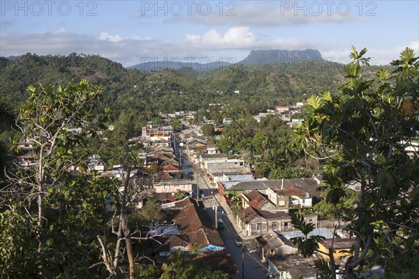 View of the houses of Baracoa