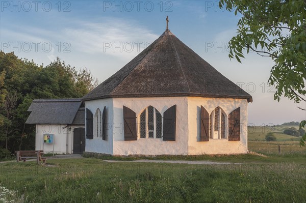 Chapel in fishing village of Vitt