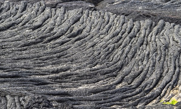 Pahoehoe-Lava structures