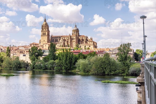 Tormes river with cathedral
