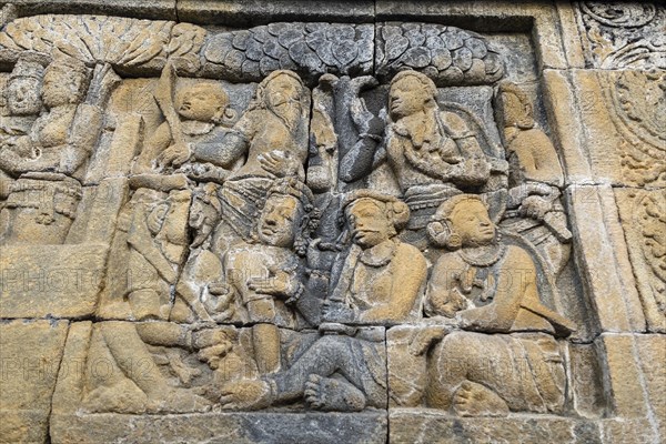 Stone relief