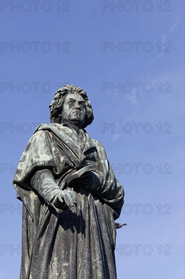 Beethoven monument on the Munsterplatz