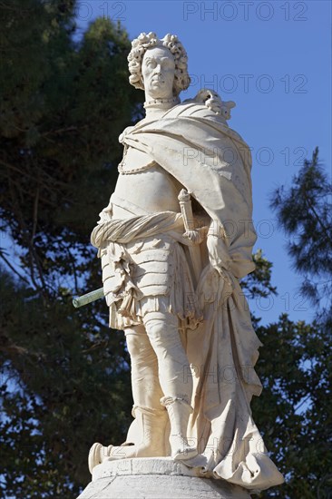 Monument Matthias Johann Graf von der Schulenburg by Antonio Corradini