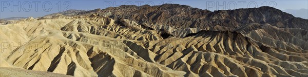 Eroded landscape at Zabriskie Point