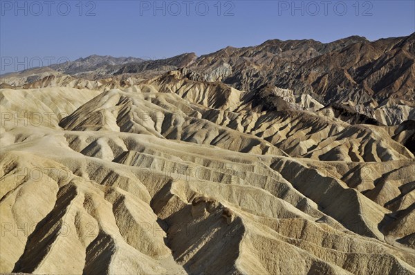 Eroded landscape at Zabriskie Point