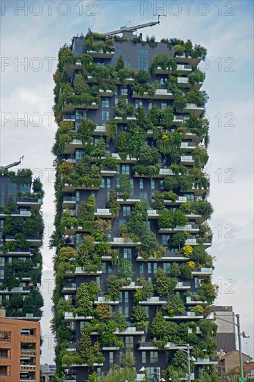 Bosco Verticale at Milano Porta Garibaldi station