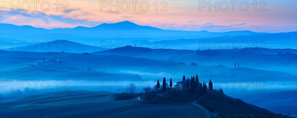 Morning atmosphere in Tuscany