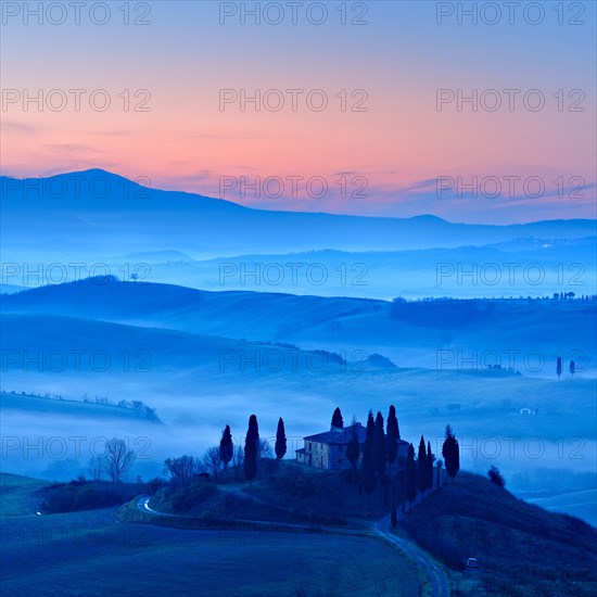 Morning atmosphere in Tuscany