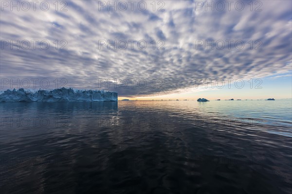 Iceberg at dawn