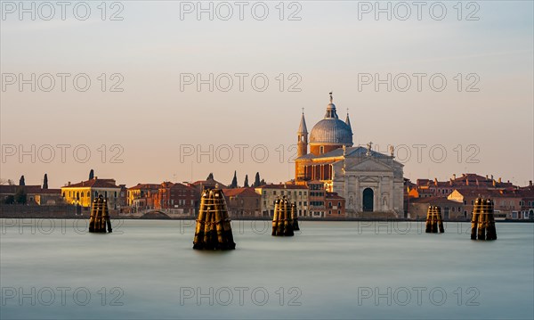 Votive church Chiesa del Santissimo Redentore on the canal