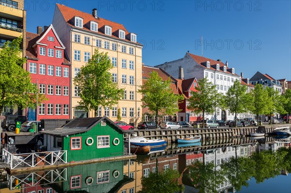 Houses along Christianshavn canal