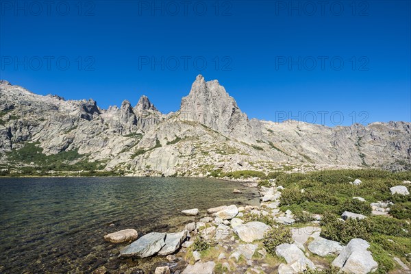 Mountain lake Lac de Melo