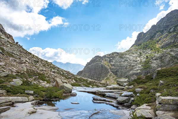 Pool in the mountains