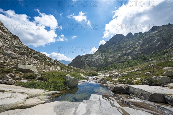 Pool in the mountains