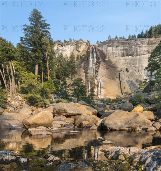 Merced River with Nevada Fall