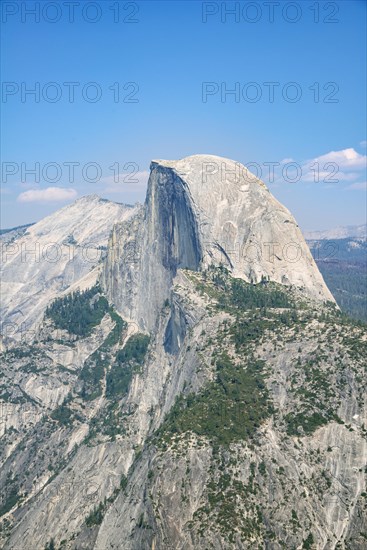 View from Glacier Point to Half Dome