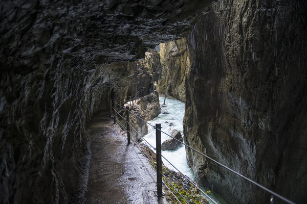 Way through The Partnach Gorge