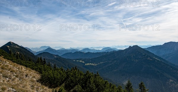 View into the Alps