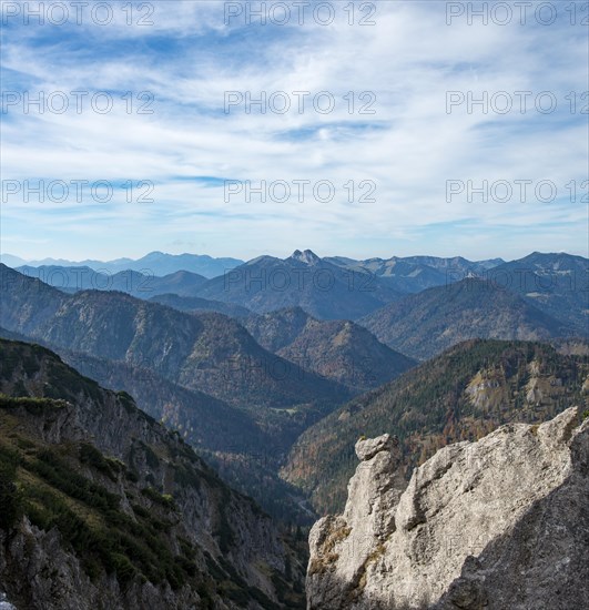 View into the Alps