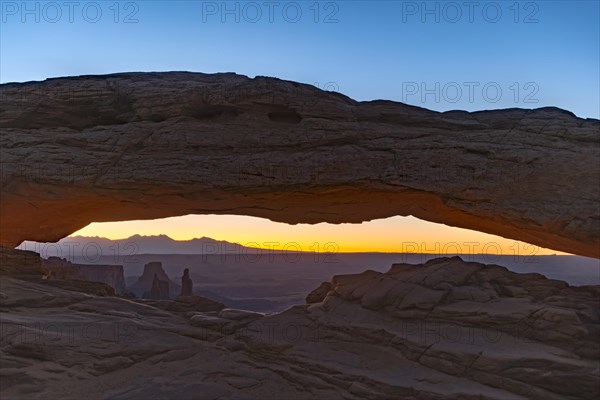 View through Natural Arch