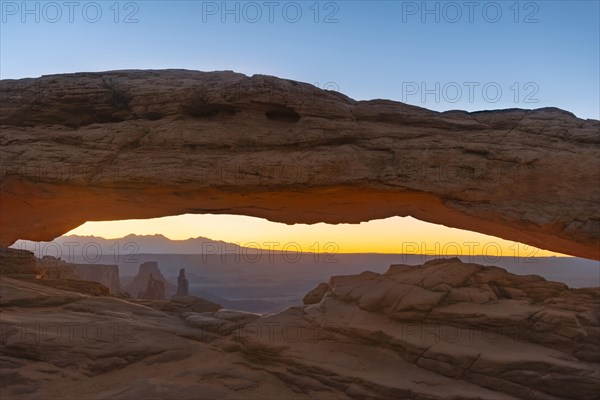 View through Natural Arch