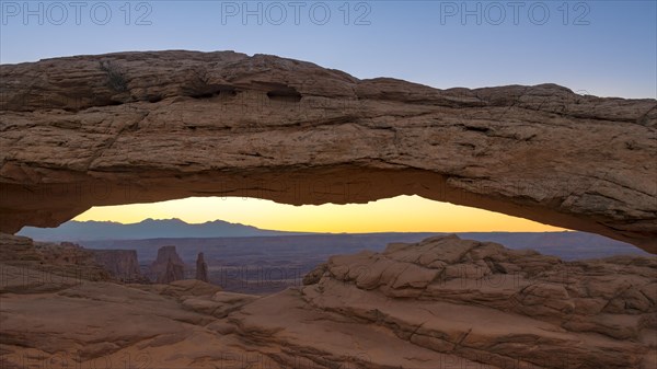 View through Natural Arch