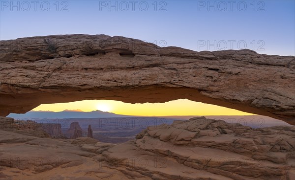 View through Natural Arch