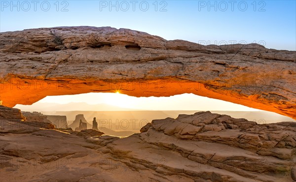 View through Natural Arch