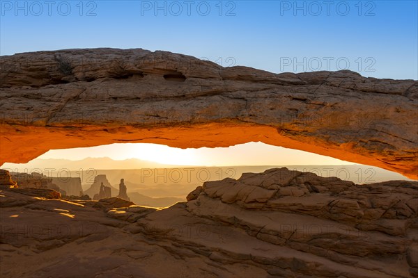 View through Natural Arch