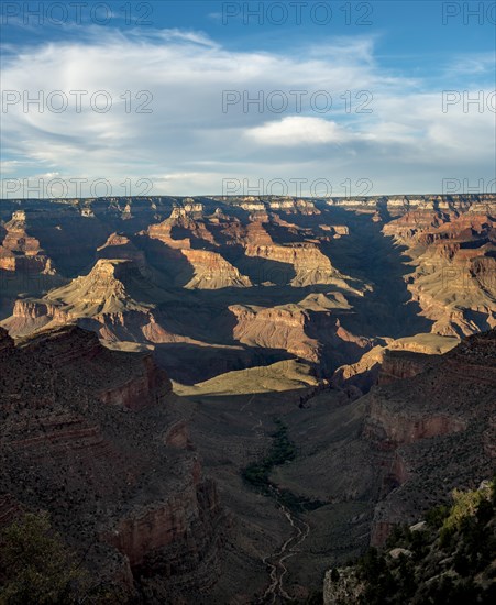Canyon Landscape in the Evening Light