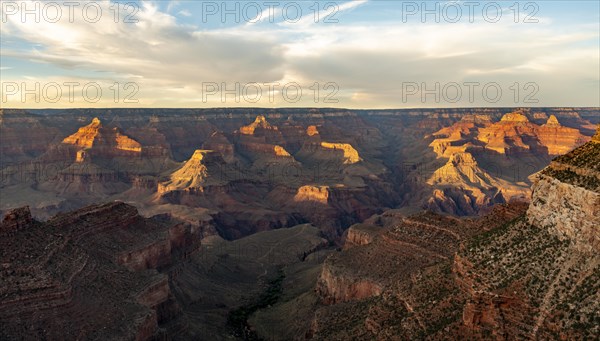 Canyon Landscape in the Evening Light