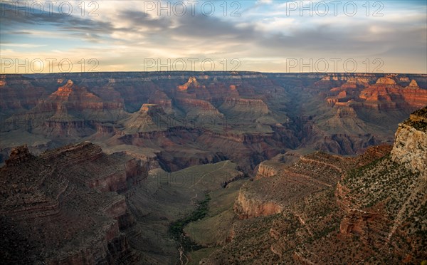 Canyon Landscape in the Evening Light