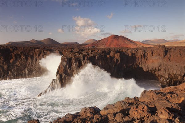 Strong surf at Los Hervideros