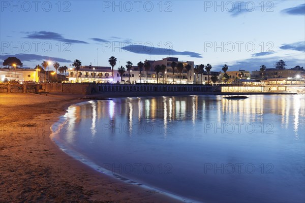 Beach at dusk