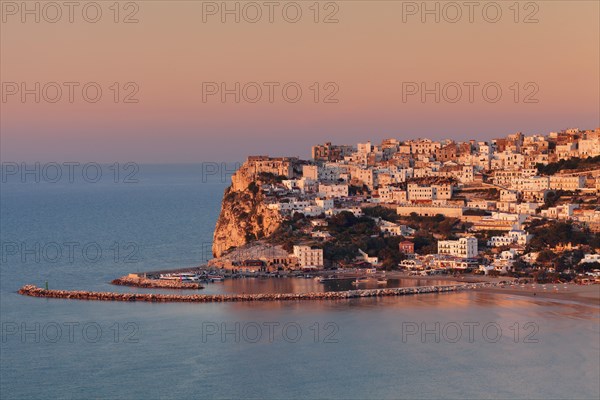 Peschici at sunset