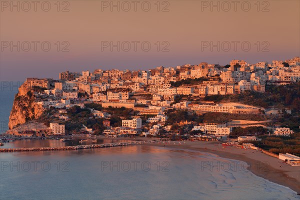 Peschici at sunset