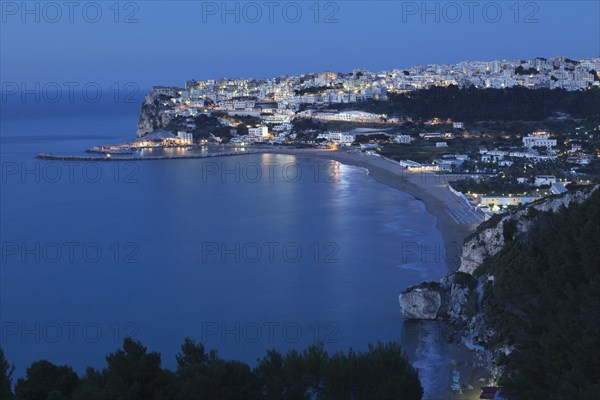 Peschici at dusk