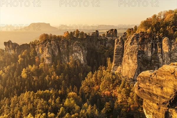 Sunrise at the Bastei Bridge