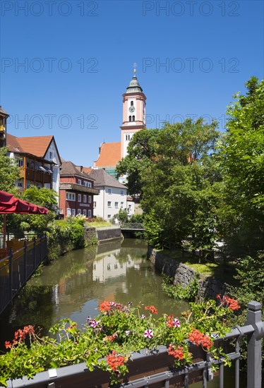 River Kammel and Church St. Michael