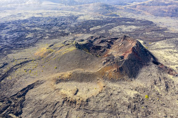 Crater of the volcanic cone Santa Catalina