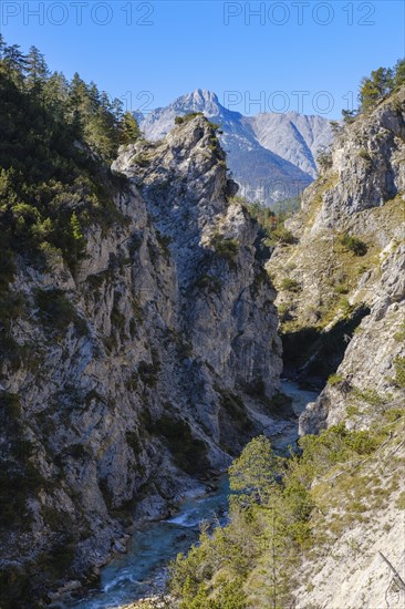 Isar gorge in Hinterautal