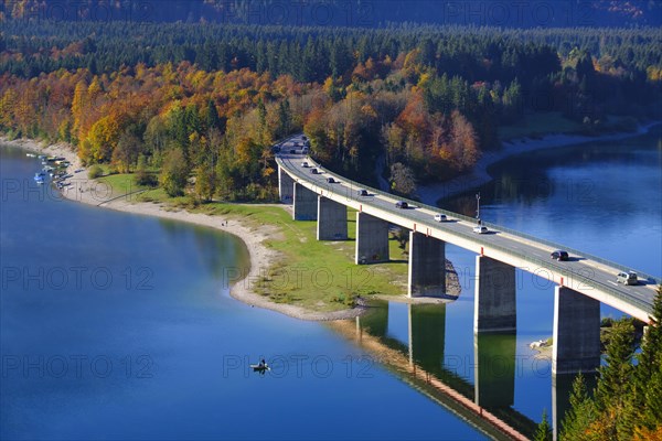 Bridge over Lake Sylvensteinsee